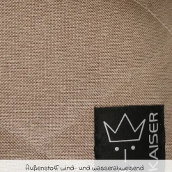 Lammfell-Fußsack Natura für Kinderwagen und Buggy - Sand Melange