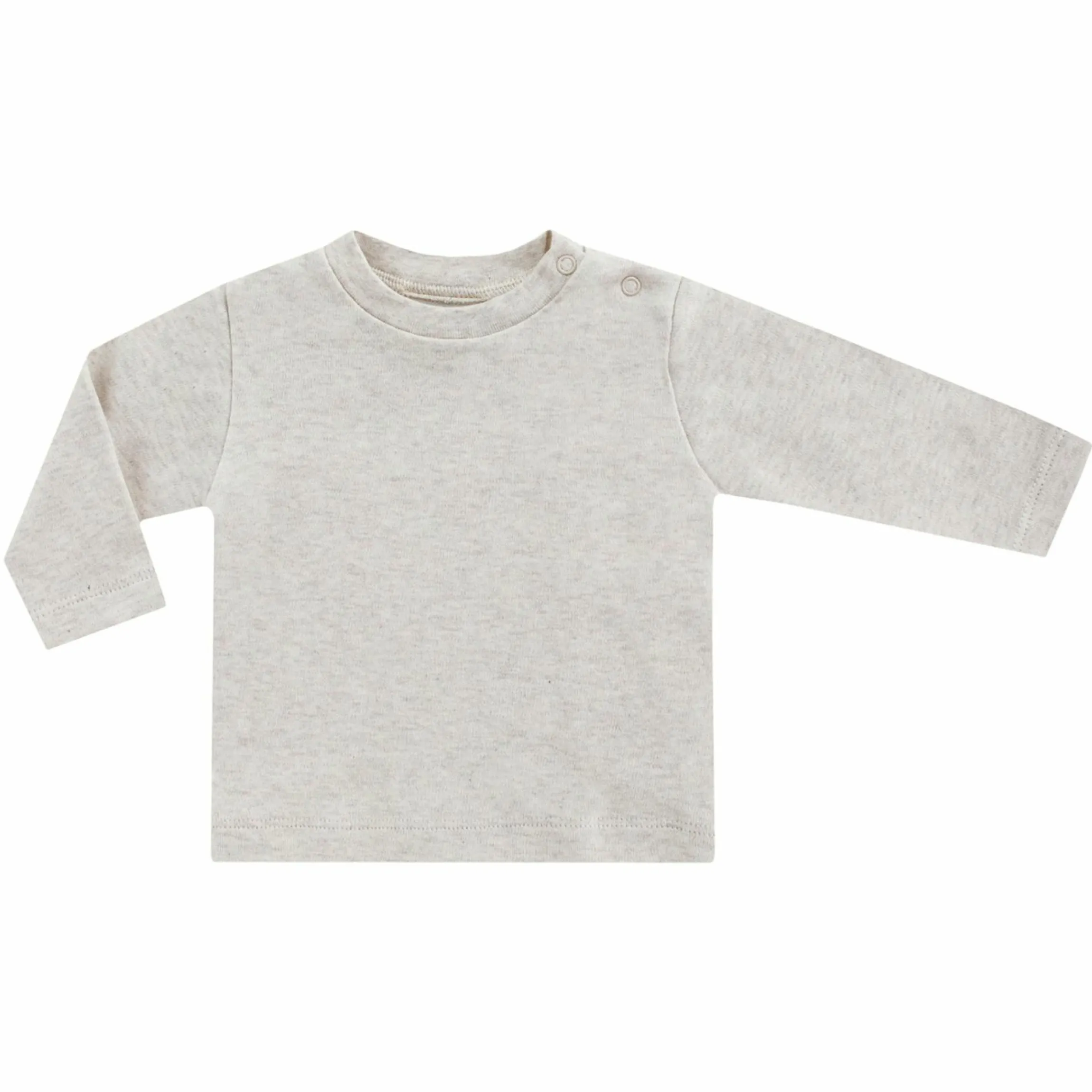 Langarmshirt - Beige Melange - Gr. 74