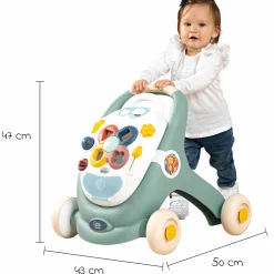 Lauflernwagen / Puppenwagen 3 in 1 mit Motorikbrett