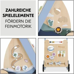 Lauflernwagen / Sortierwagen Learn To Walk Skills - mit vielen Motorik Spielen