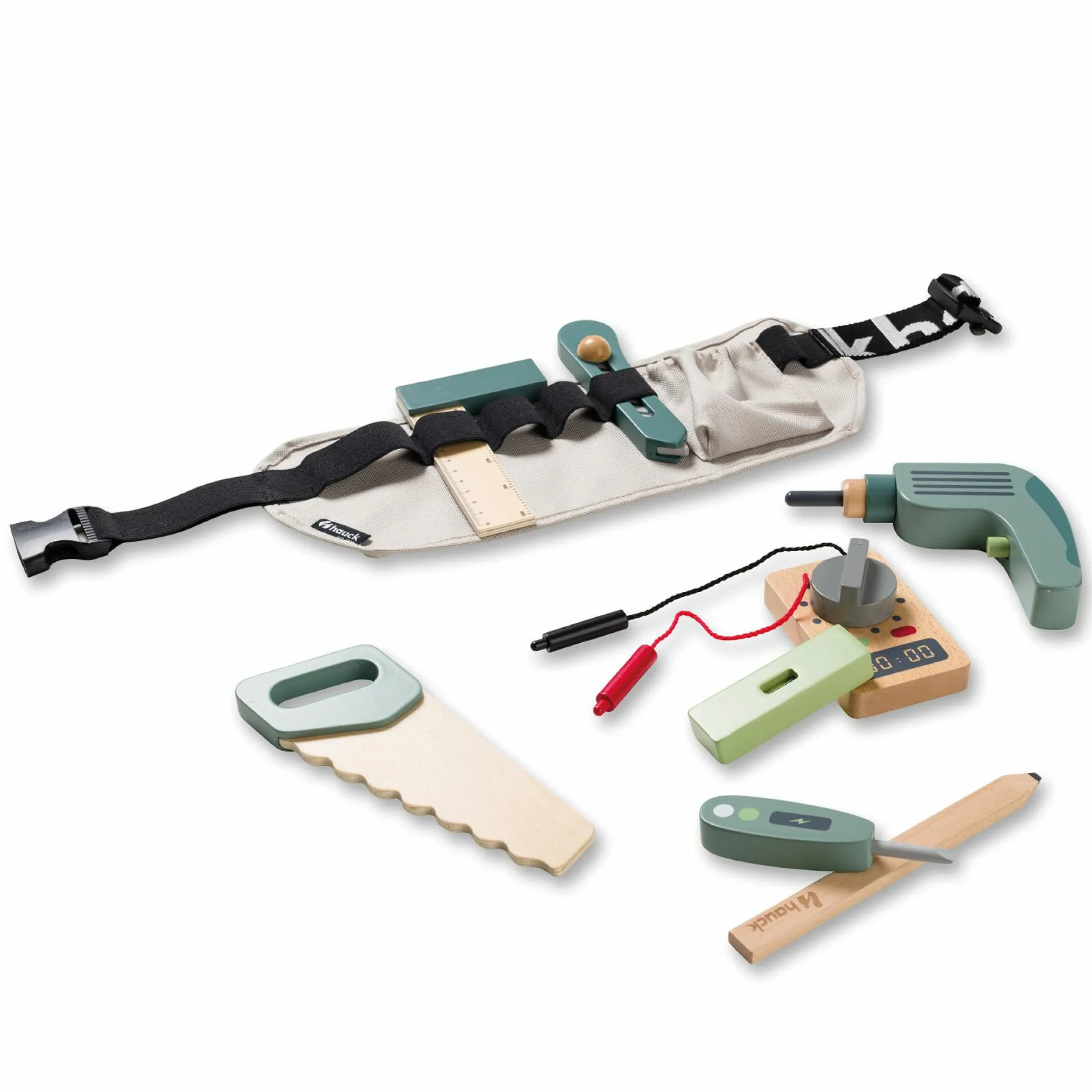 Learn to Work - 9-tlg. Werkzeug-Set inkl. Gürtel für kleine Handwerker