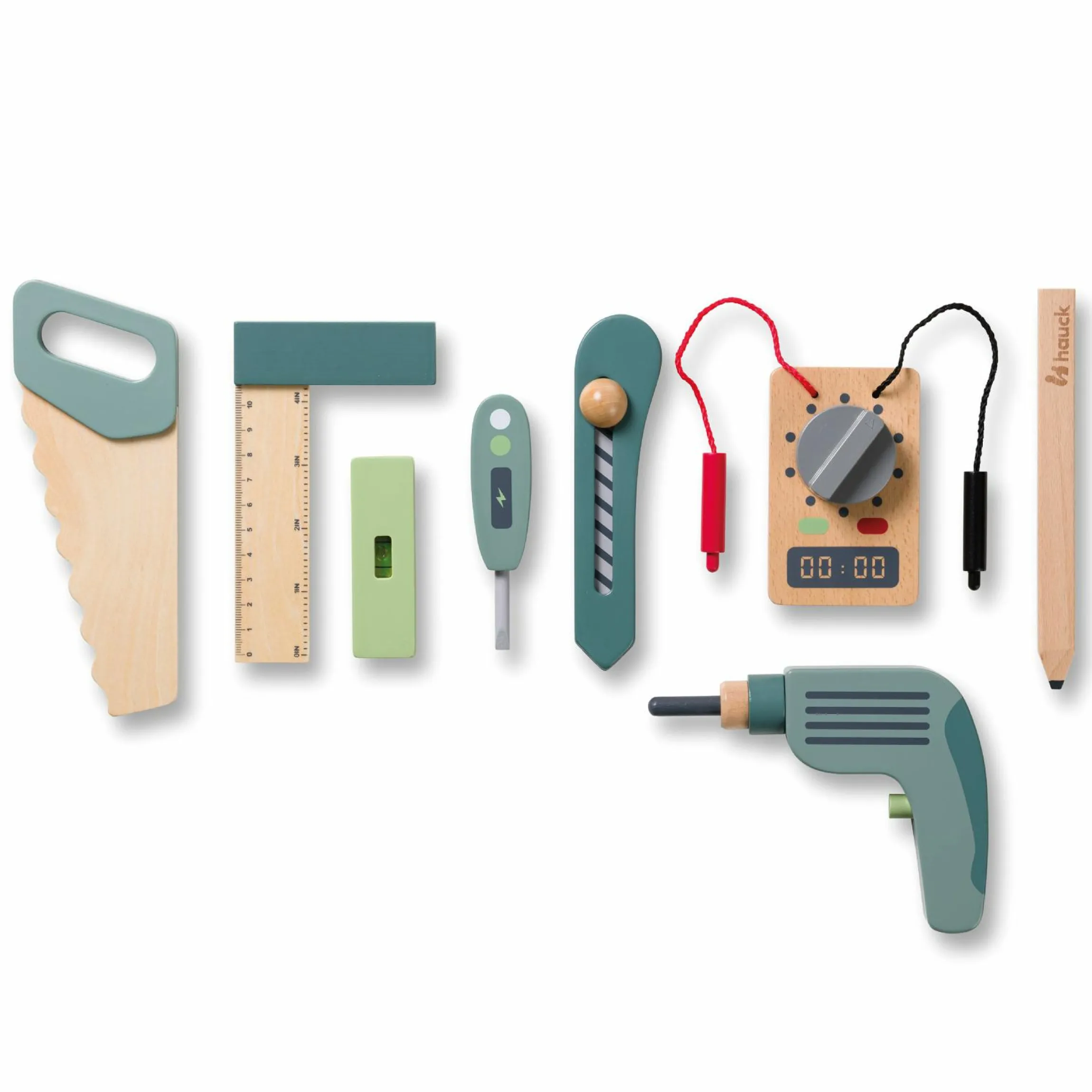 Learn to Work - 9-tlg. Werkzeug-Set inkl. Gürtel für kleine Handwerker