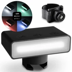 LED Kinderwagen Licht / Sicherheits- Beleuchtung inkl. Akku und USB Ladefunktion