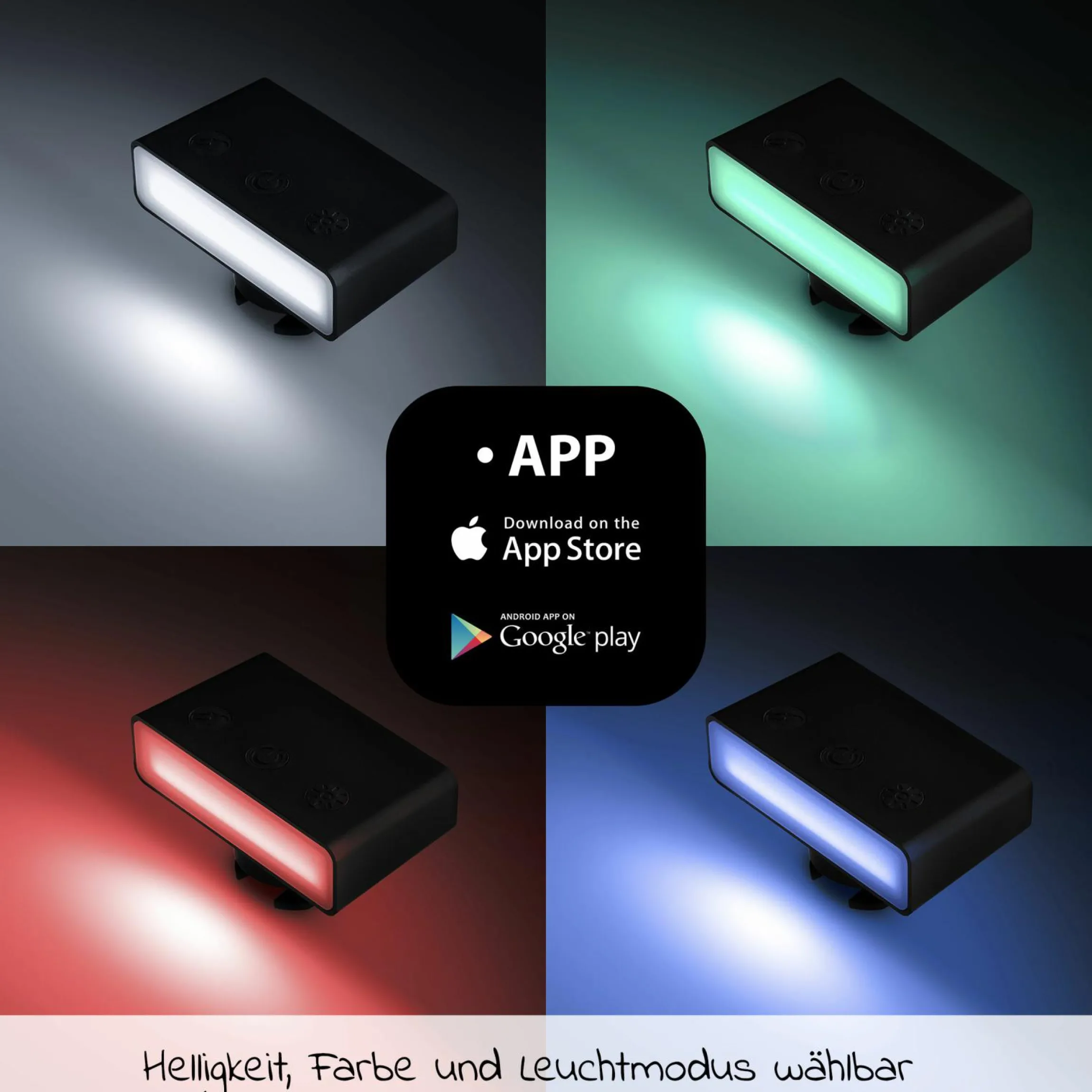 LED Kinderwagen Licht / Sicherheits- Beleuchtung inkl. Akku und USB Ladefunktion