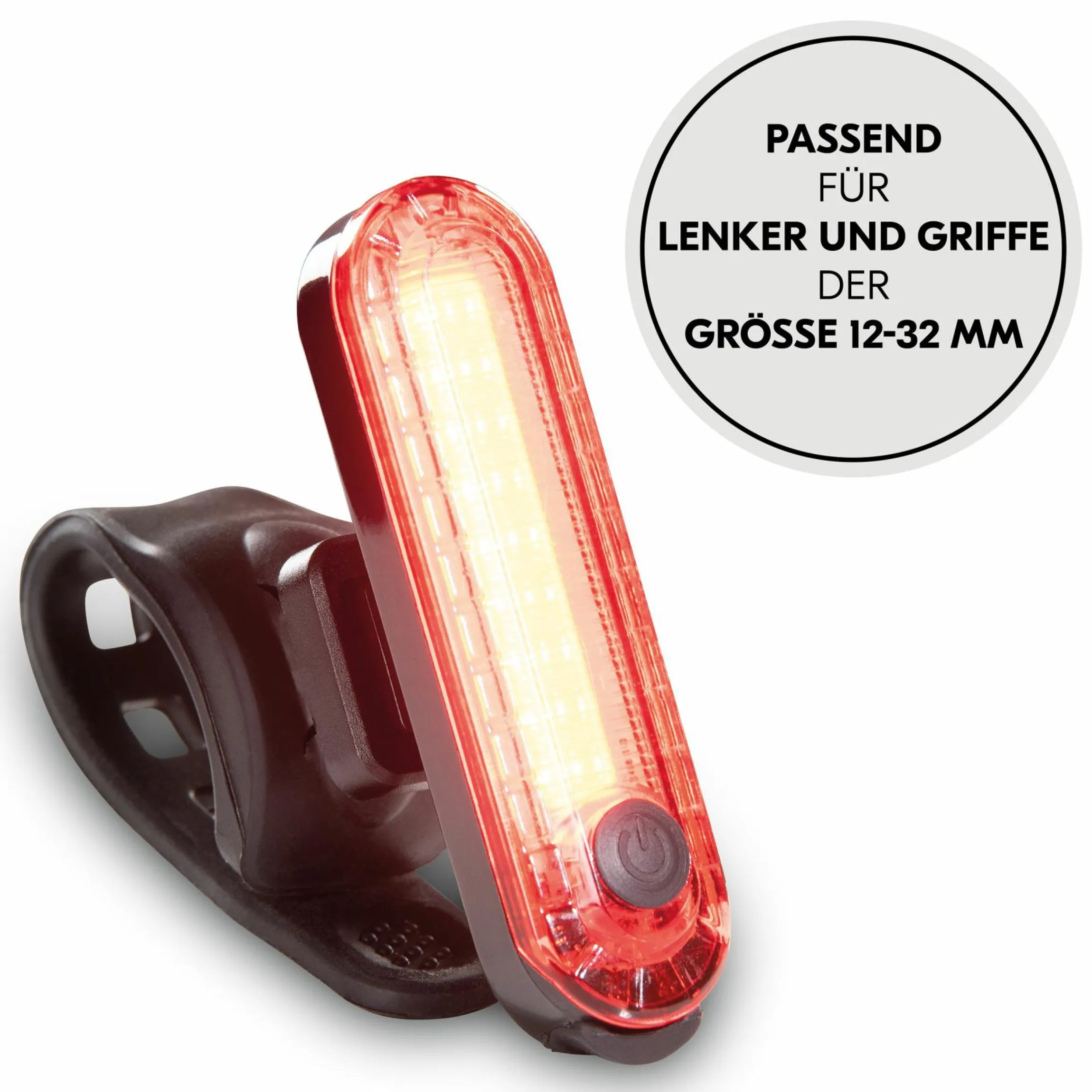 LED-Leuchte für Kinderwagen & Buggy - inkl. Halterung (aufladbar, 4 Leuchtmodi)