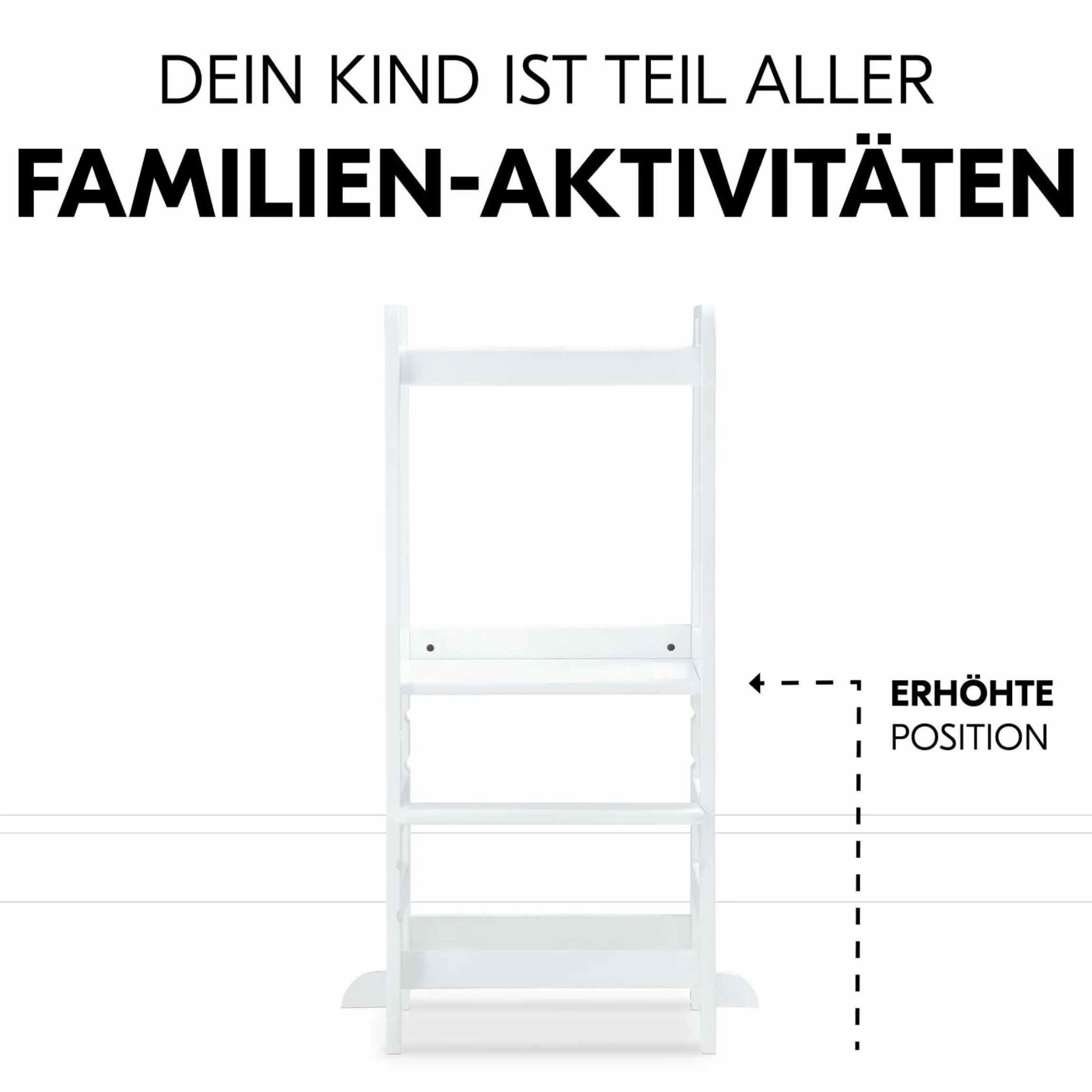Lernturm / Kinderstuhl für Küche - Learn N Explore - White