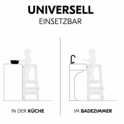 Lernturm / Kinderstuhl für Küche - Learn N Explore - White
