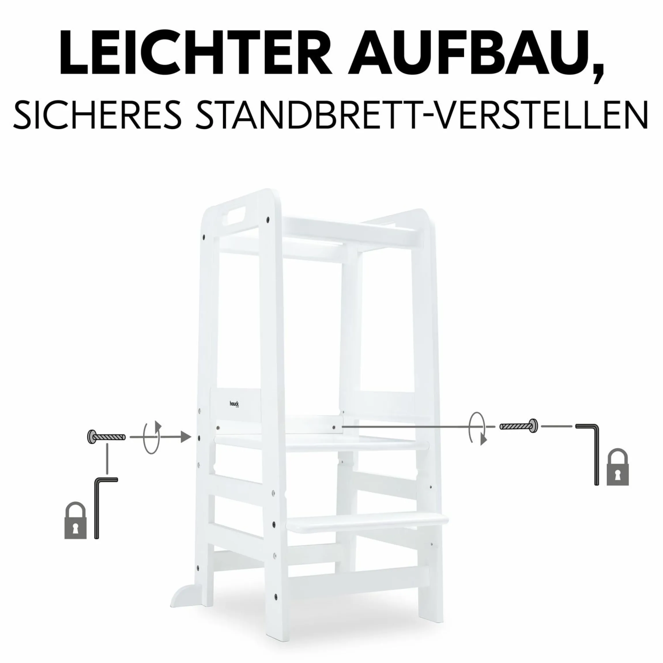 Lernturm / Kinderstuhl für Küche - Learn N Explore - White