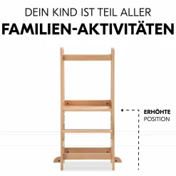 Lernturm / Kinderstuhl für Küche - Learn N Explore - Natural