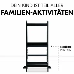 Lernturm / Kinderstuhl für Küche - Learn N Explore - Black