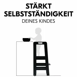 Lernturm / Kinderstuhl für Küche - Learn N Explore - Black