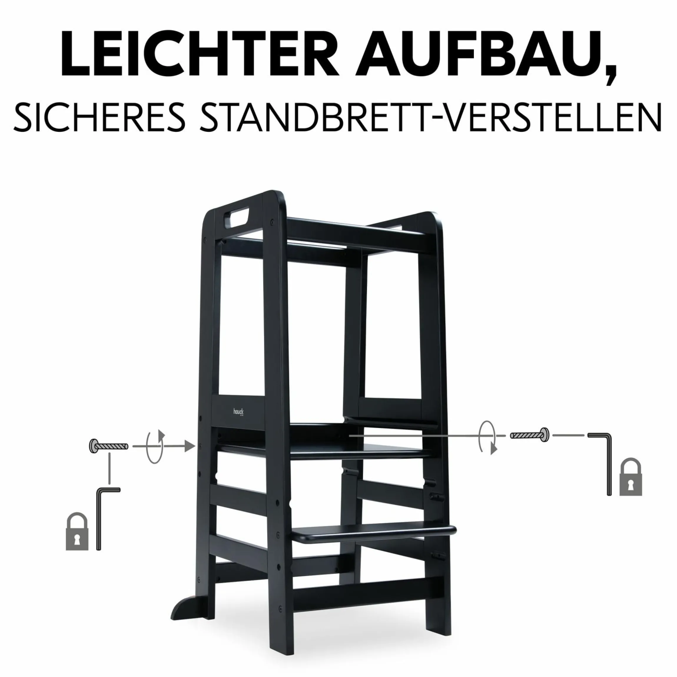 Lernturm / Kinderstuhl für Küche - Learn N Explore - Black