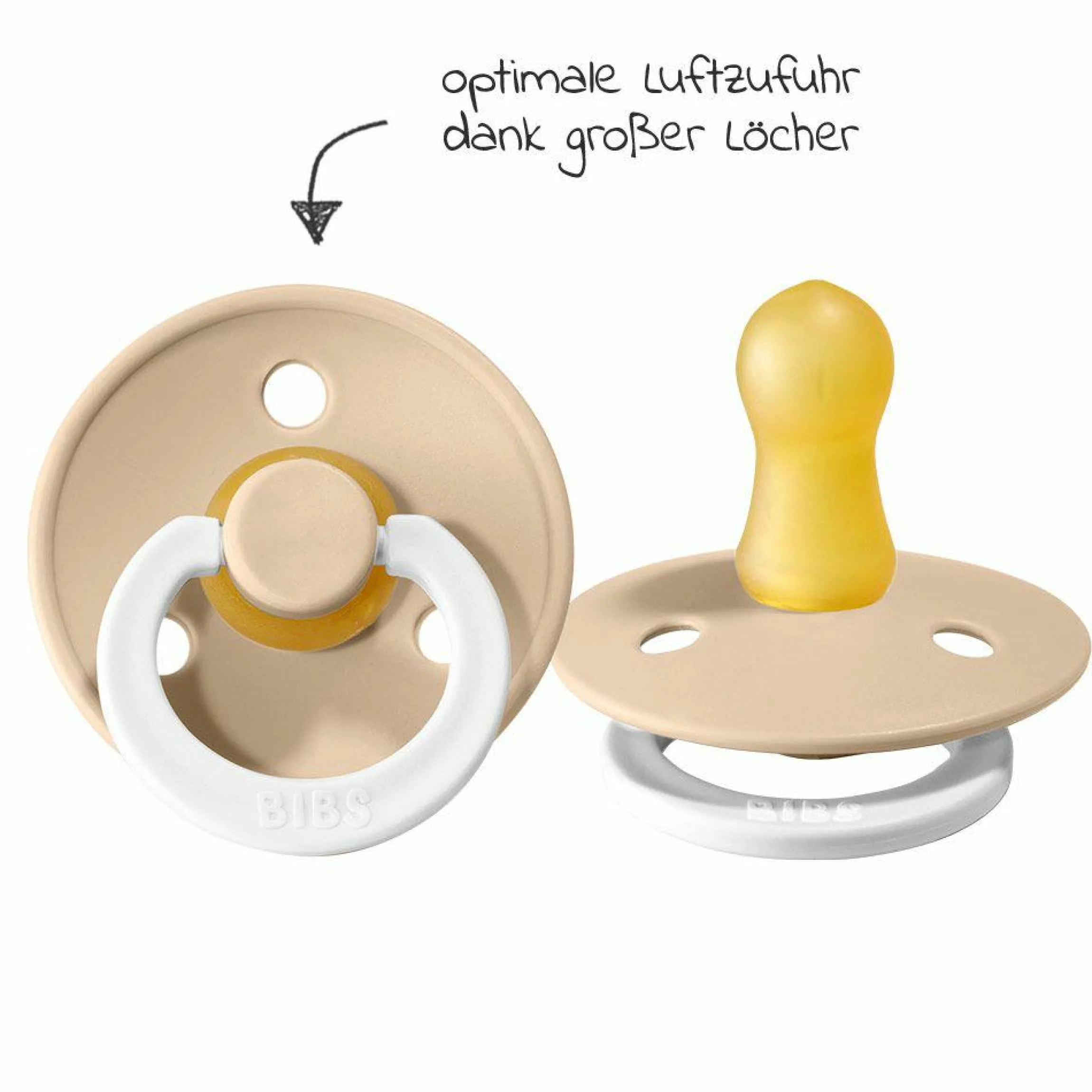 Leucht-Schnuller - Colour 2er Pack - Night - Blush / Vanilla - Gr. 0-6 M