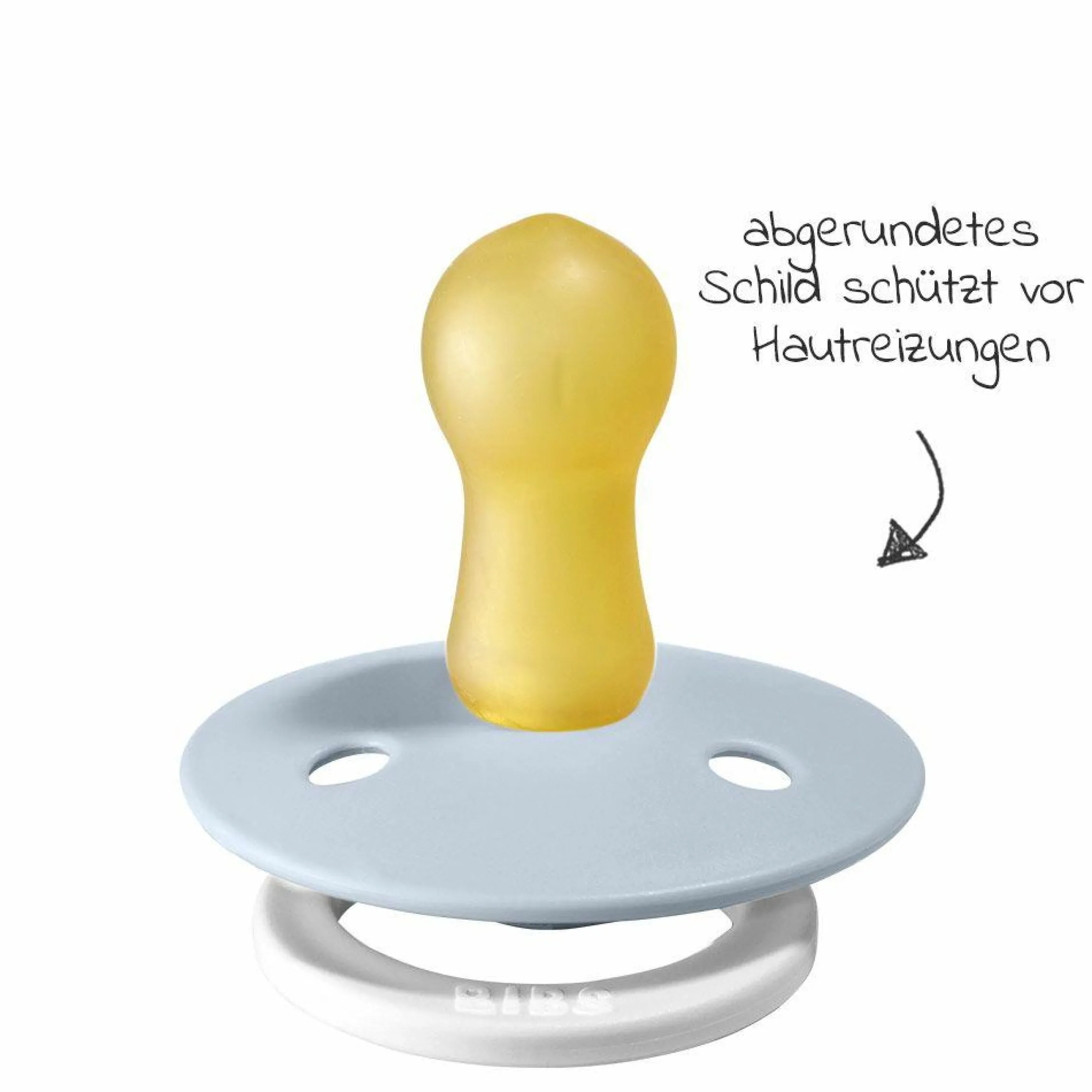 Leucht-Schnuller - Colour 2er Pack - Night - Iron / Baby Blue - Gr. 6-18 M