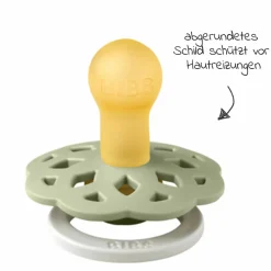 Leucht-Schnuller 2er Pack Boheme Night Glow - Naturkautschuk - Sage / Cloud - Gr. 0-6 M
