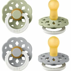 Leucht-Schnuller 2er Pack Boheme Night Glow - Naturkautschuk 6-18 M - Sage / Cloud