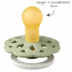 Leucht-Schnuller 2er Pack Boheme Night Glow - Naturkautschuk 6-18 M - Sage / Cloud
