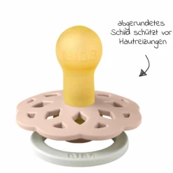 Leucht-Schnuller 2er Pack Boheme Night Glow - Naturkautschuk - Blush / Vanilla - Gr. 0-6 M