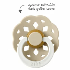 Leucht-Schnuller 2er Pack Boheme Night Glow - Naturkautschuk - Blush / Vanilla - Gr. 0-6 M