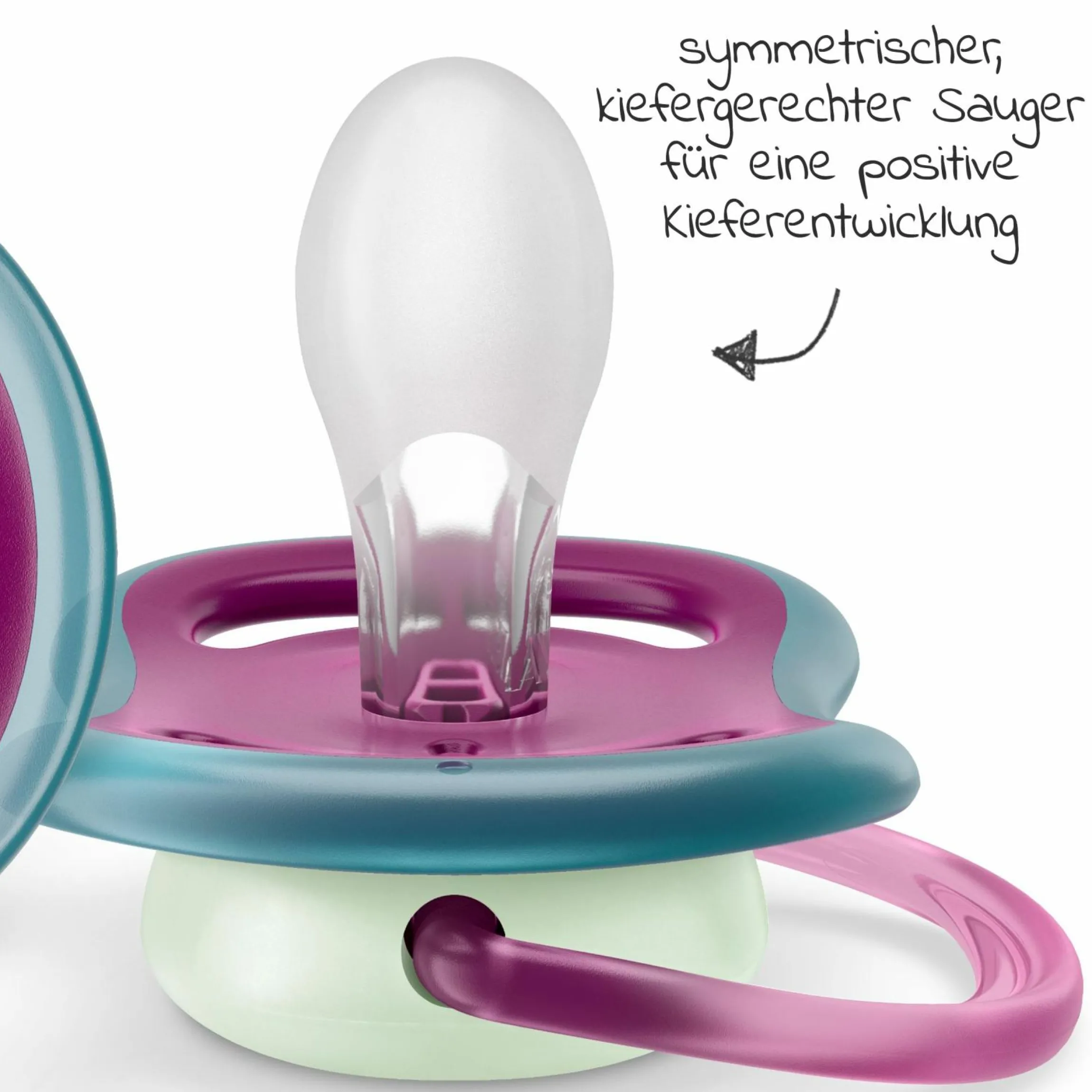 Leucht-Schnuller 2er Pack Ultra Air Nighttime 6-18 M - Sternschnuppe / Dreams