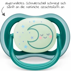 Leucht-Schnuller 2er Pack Ultra Air Nighttime 6-18 M - Stern / Mond