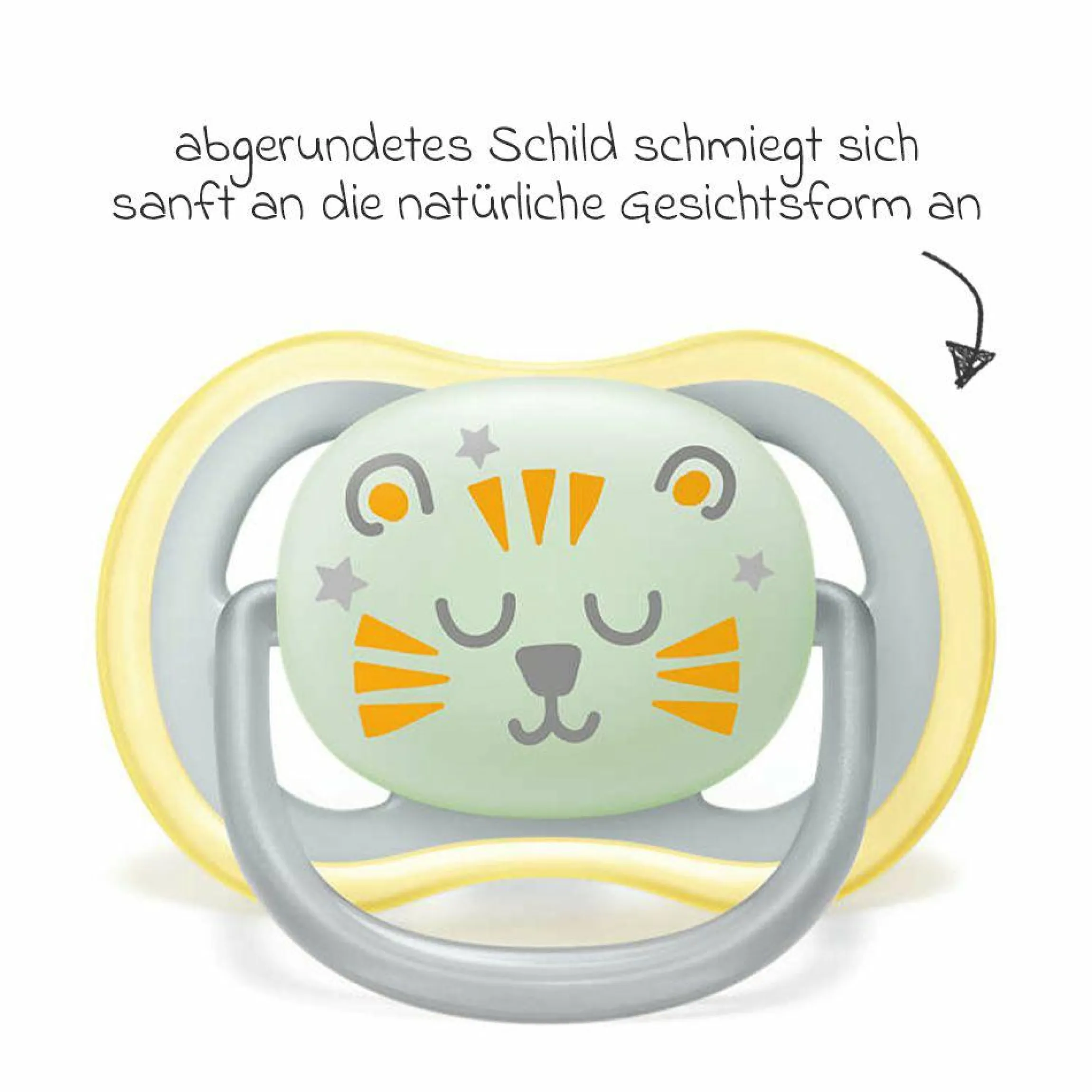Leucht-Schnuller 2er Pack Ultra Air Nighttime ab 18 M - Wolke / Tiger
