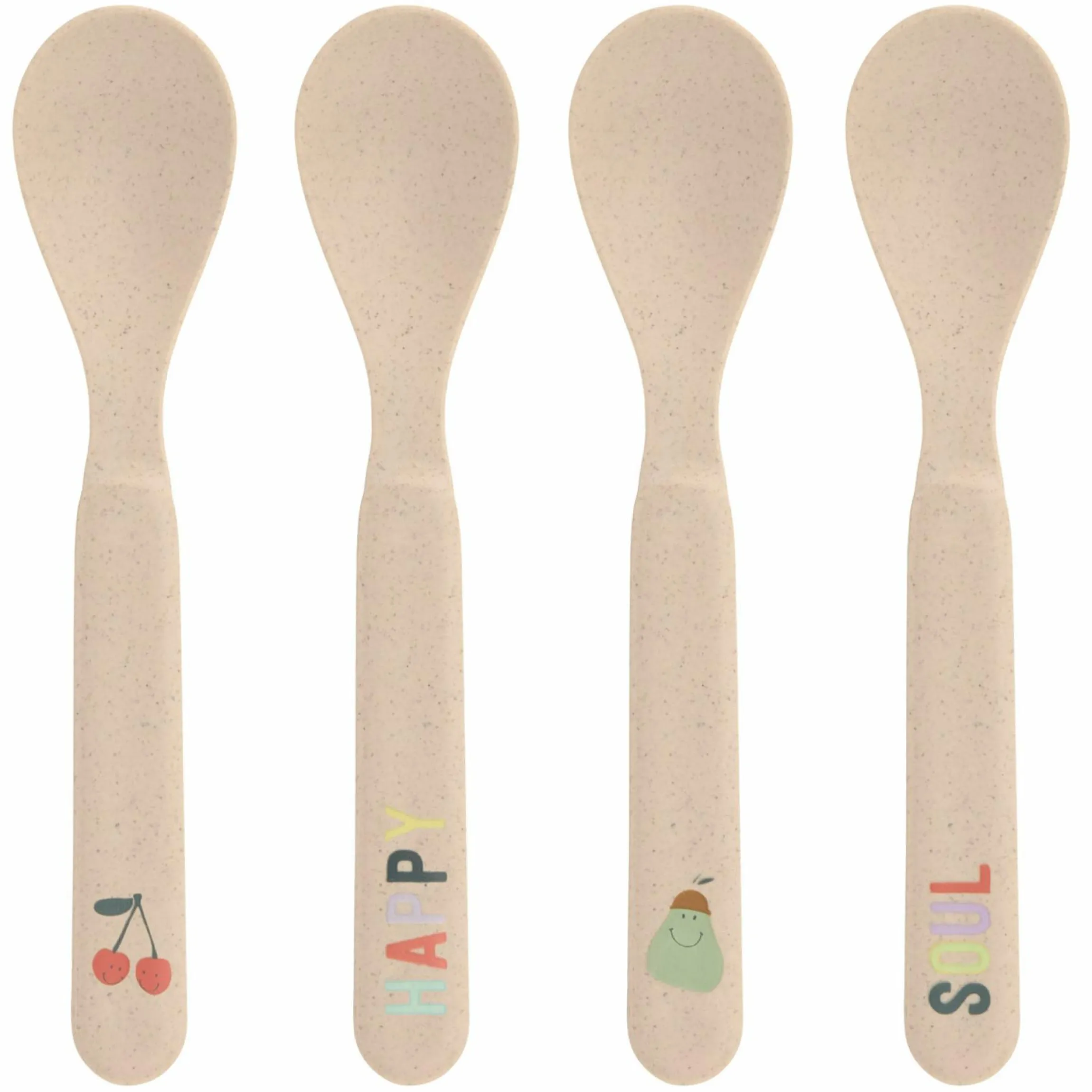 Löffel 4er Pack Spoon - Happy Fruits - Cherry