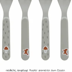 Löffel 4er Pack Spoon - Little Forest Fox - Olive