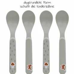 Löffel 4er Pack Spoon - Little Forest Fox - Olive