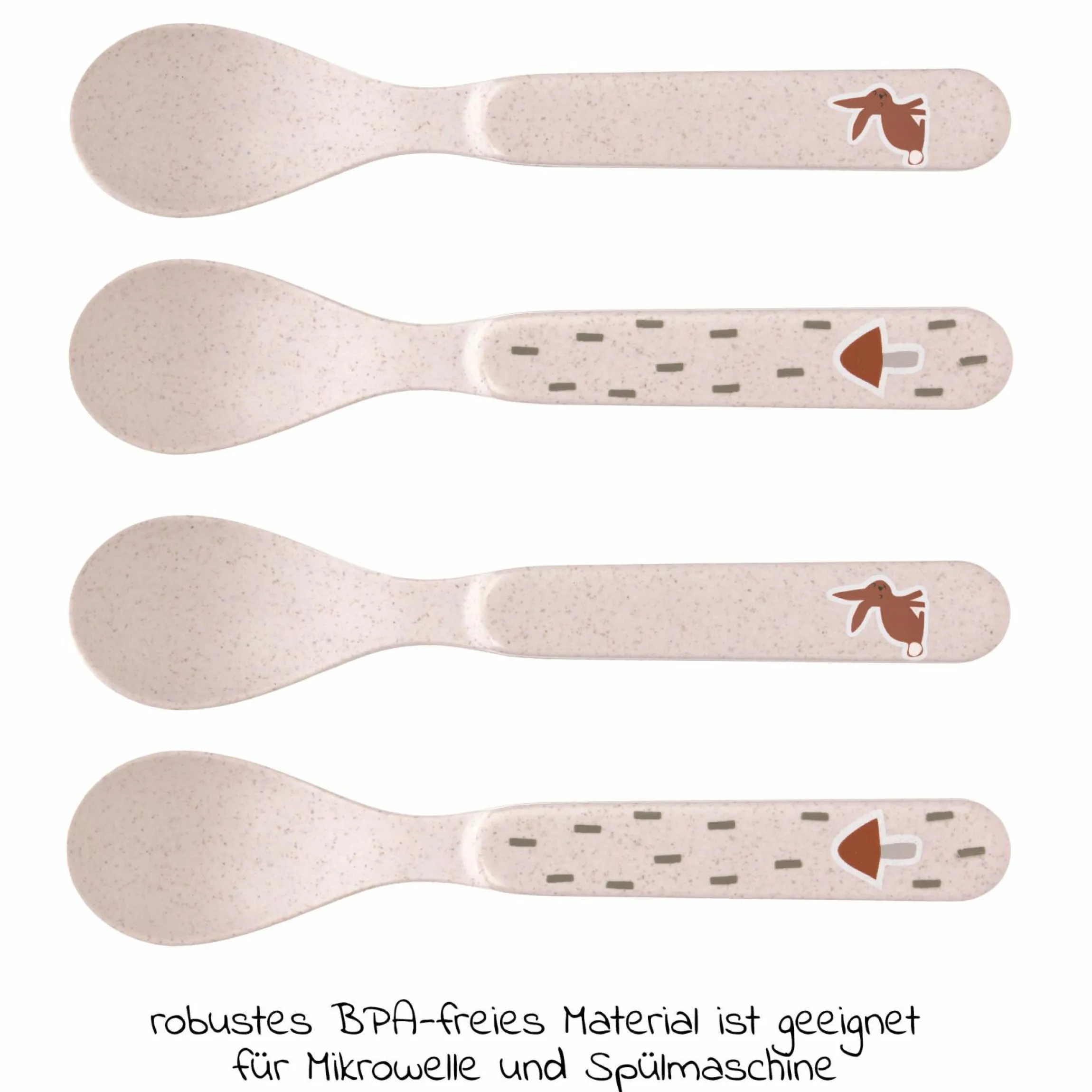 Löffel 4er Pack Spoon - Little Forest Rabbit - Rose