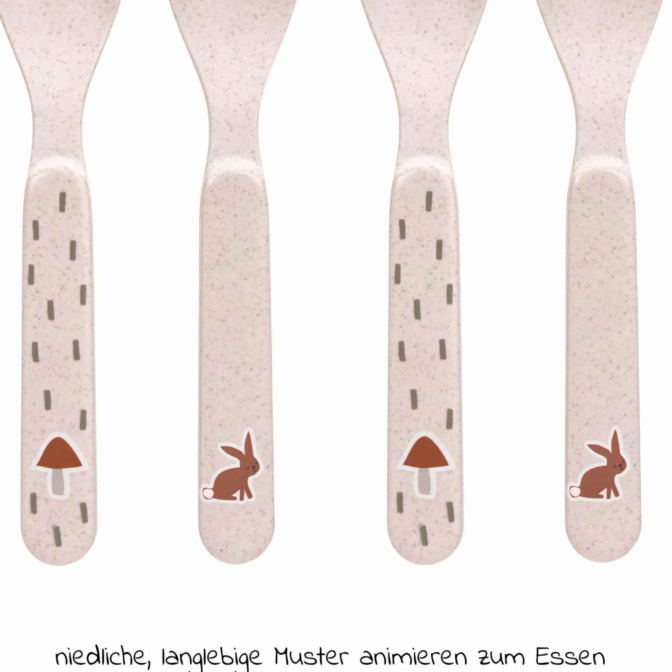 Löffel 4er Pack Spoon - Little Forest Rabbit - Rose