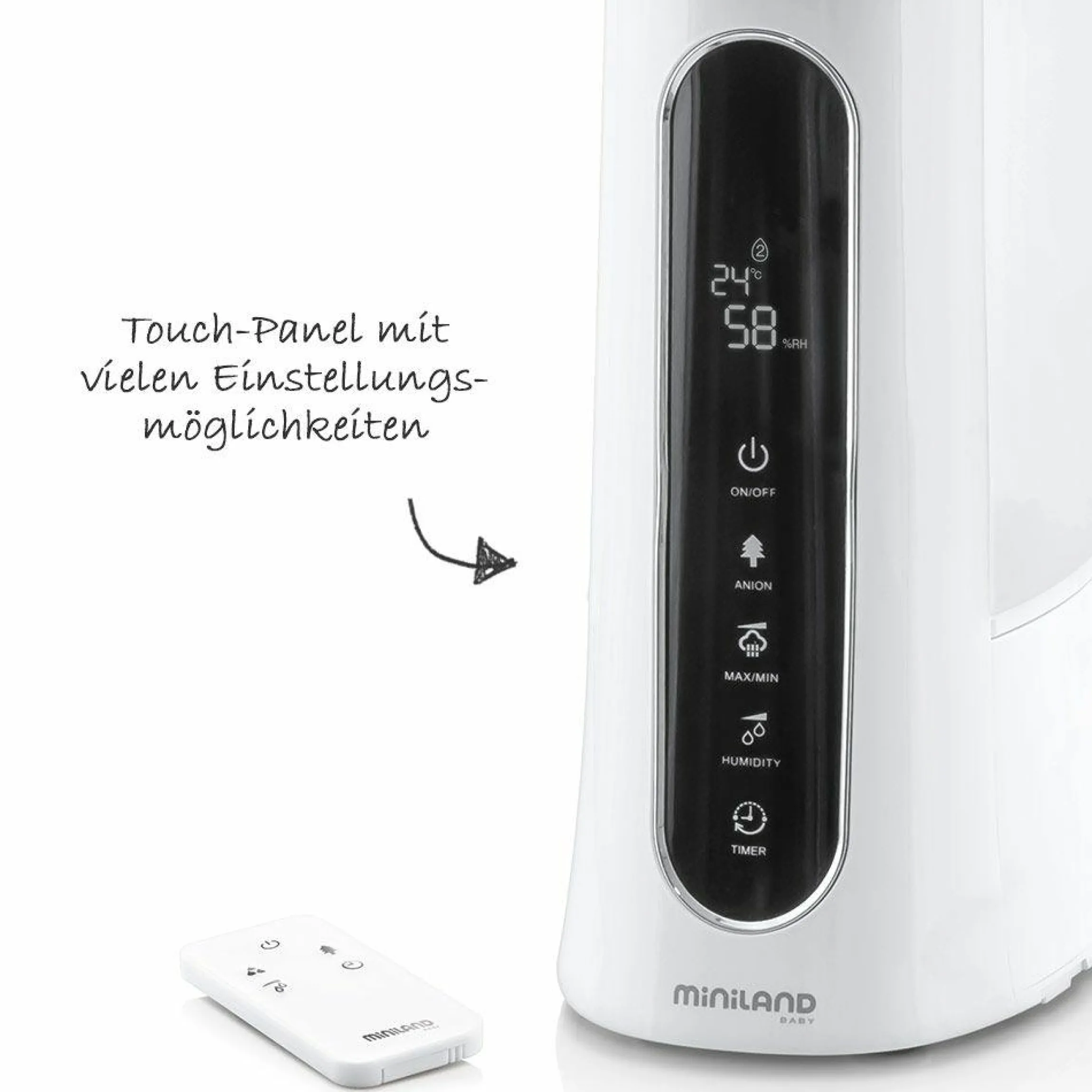 Luftbefeuchter & Luftreiniger Humitouch Pure - 5 Liter