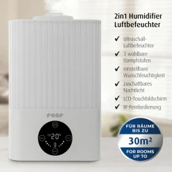 Luftbefeuchter 2in1 Humidfier mit Nachtlicht