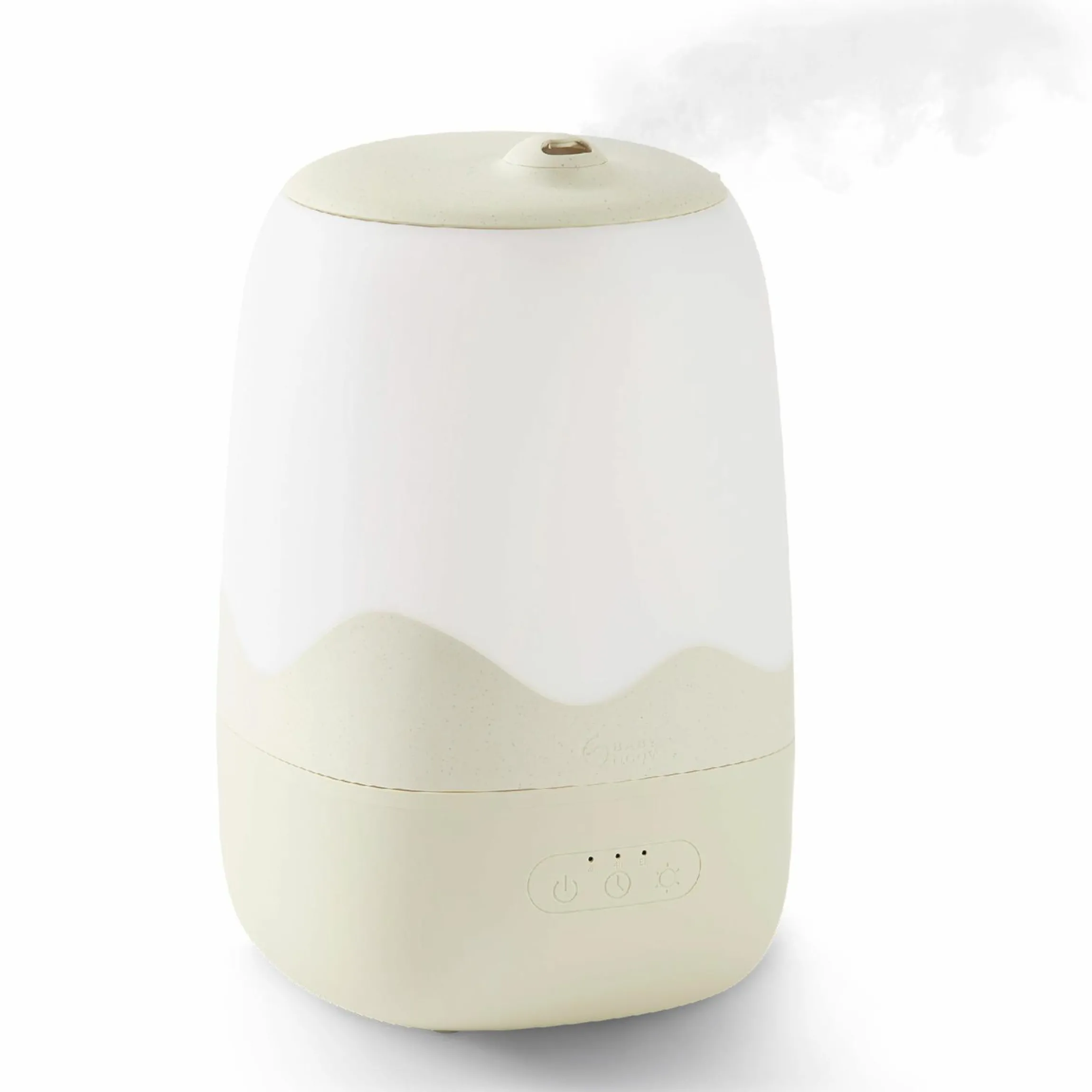Luftbefeuchter Wave - mit Nachtlicht - Mineral Beige