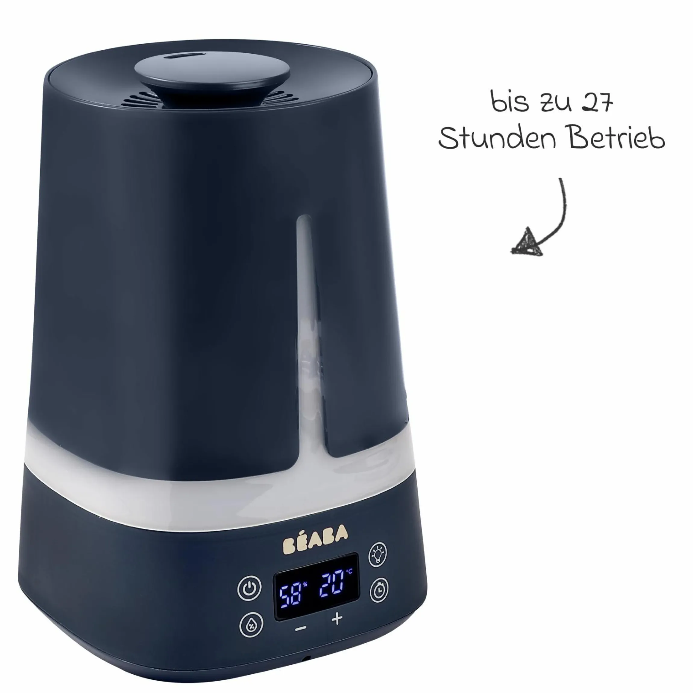 Luftbefeuchter Zen Air - mit Nachtlicht - Nachtblau