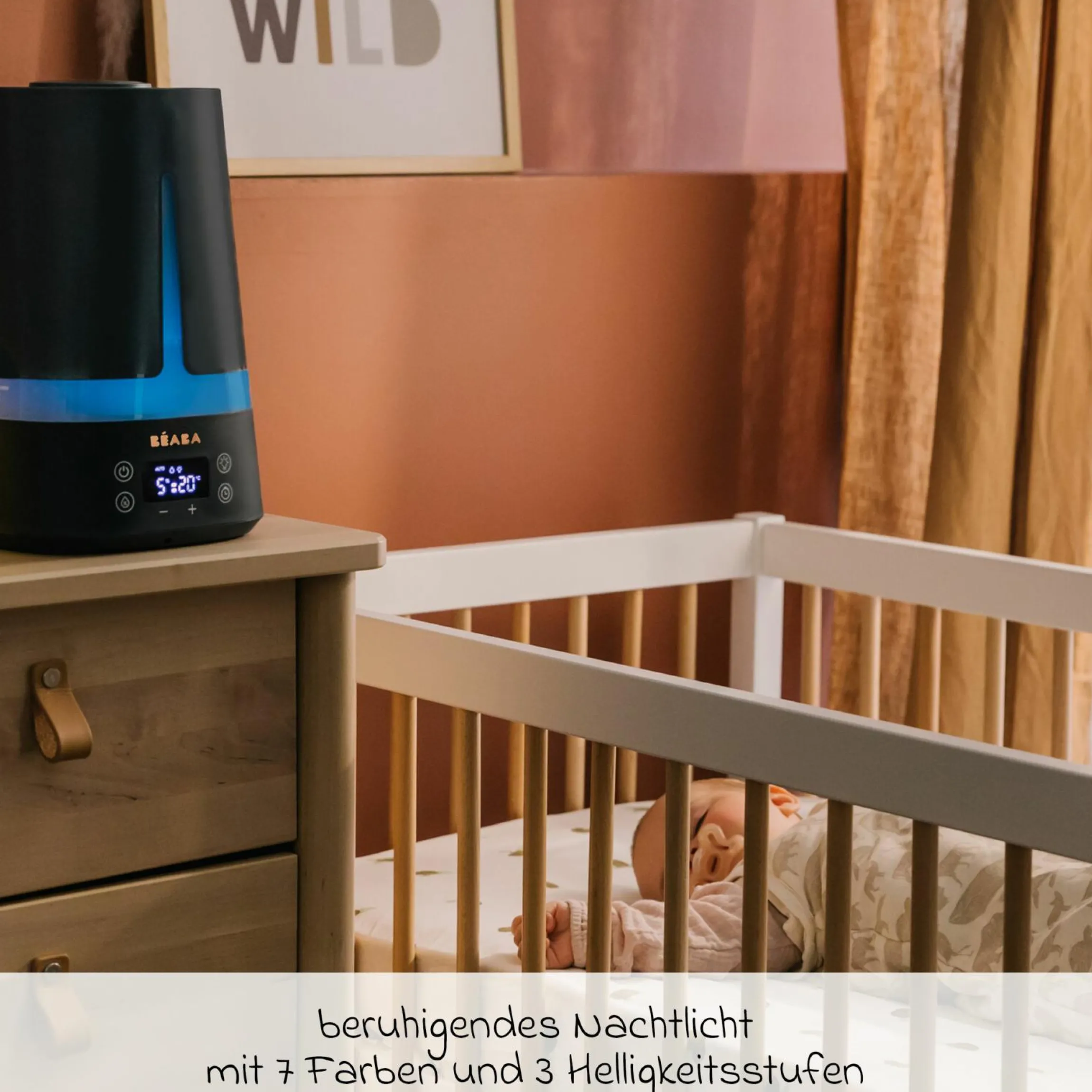 Luftbefeuchter Zen Air - mit Nachtlicht - Nachtblau