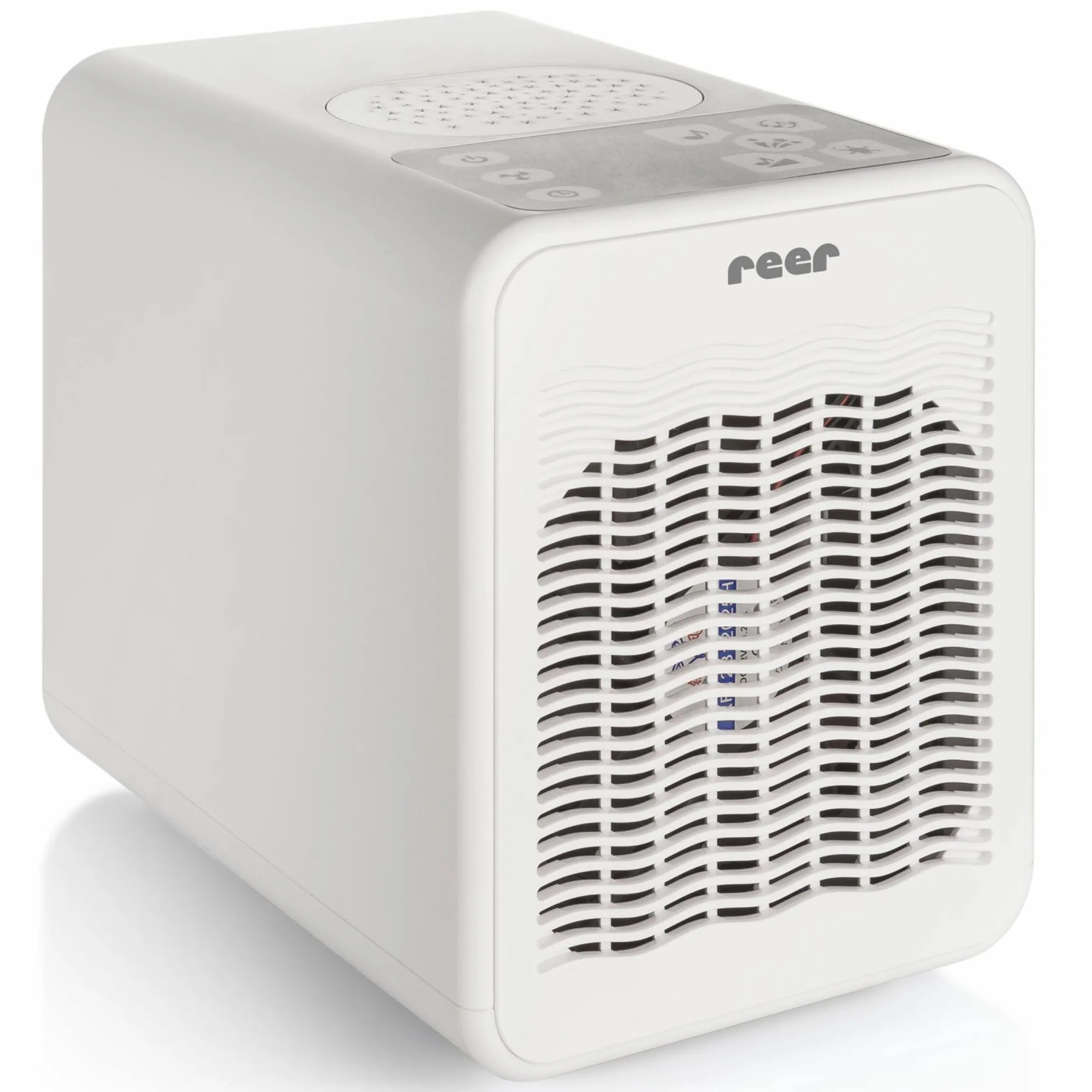 Luftreiniger 4in1 Air Purifer - mit Nachtlicht, Sternenprojektor & Musikfunktion - Weiß