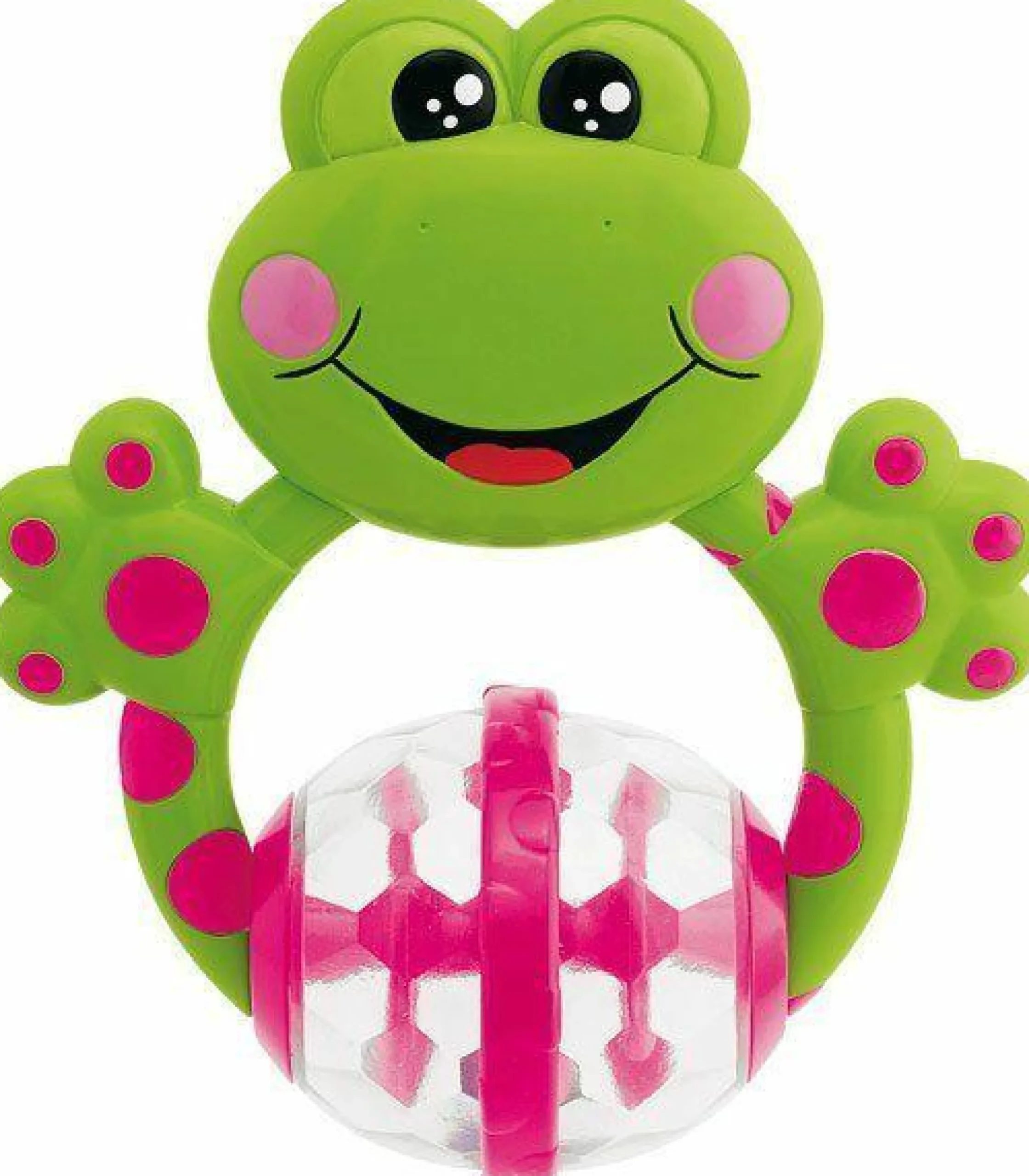 Lustige Rassel Frosch