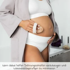 Massagebürste Mama mit weichen Naturborsten - Natur - Kollektion 2024