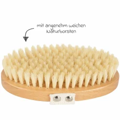 Massagebürste Mama mit weichen Naturborsten - Natur - Kollektion 2024