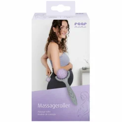 Massageroller Mama mit ergonomischem Griff - Lila Grau