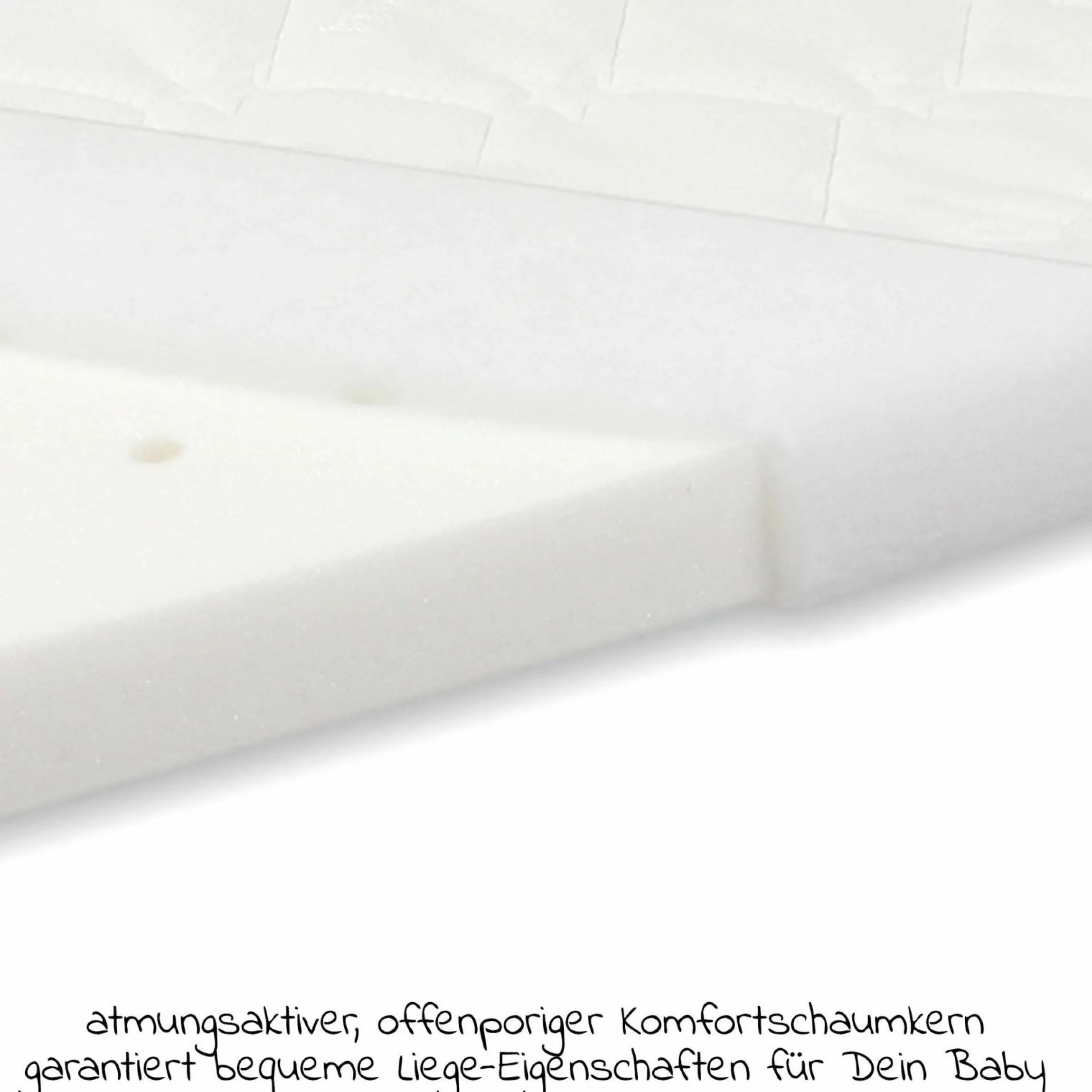 Matratze Classic Fresh für Beistellbett Maxi, Boxspring, Comfort Plus - Weiß - Kollektion 2024