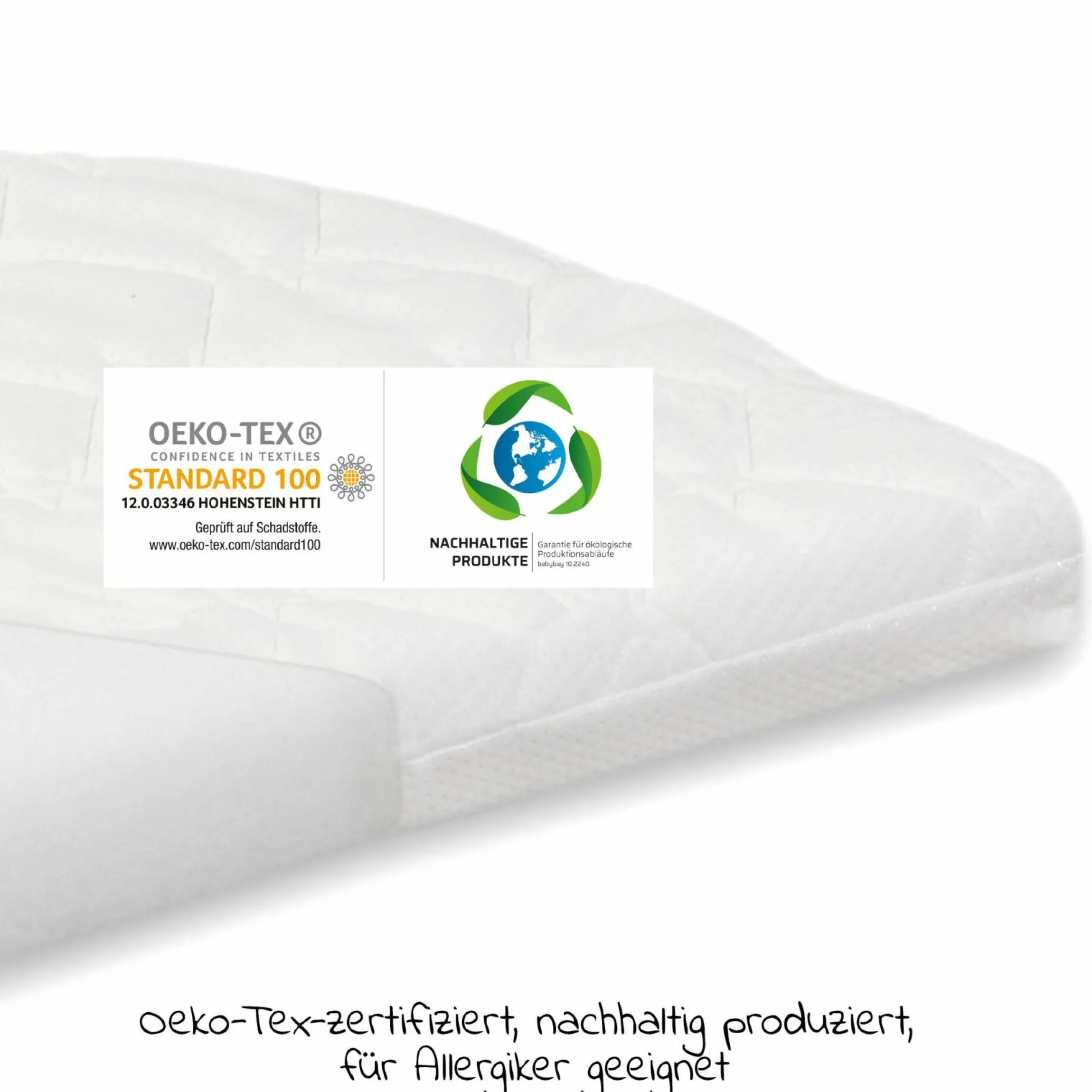 Matratze Classic Fresh für Beistellbett Maxi, Boxspring, Comfort Plus - Weiß - Kollektion 2024