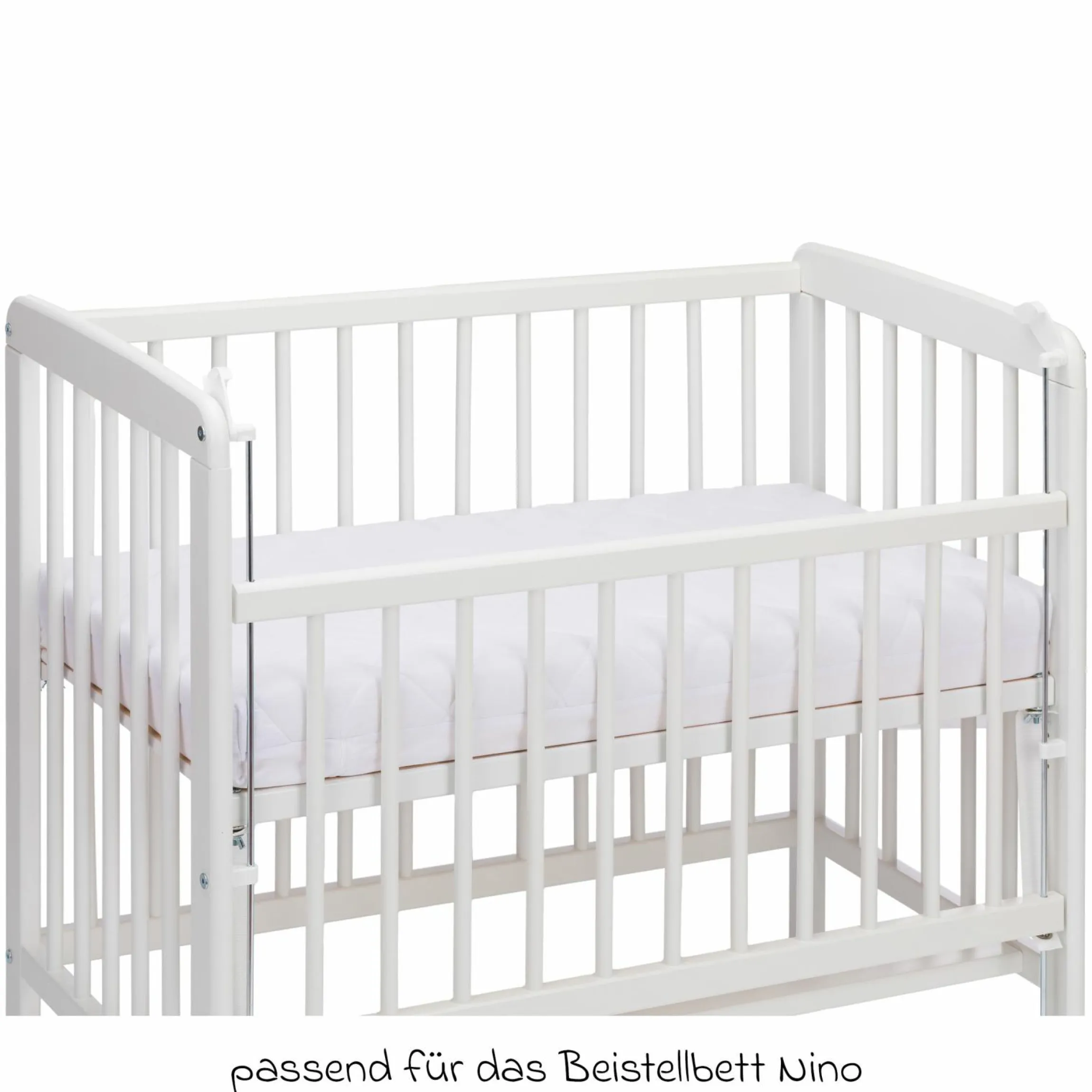 Matratze für Beistellbett Nino 555 90 x 45 cm - Weiß