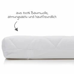Matratze für Beistellbett Nino 555 90 x 45 cm - Weiß