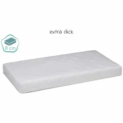 Matratze für Beistellbett Nino 555 90 x 45 cm - Weiß