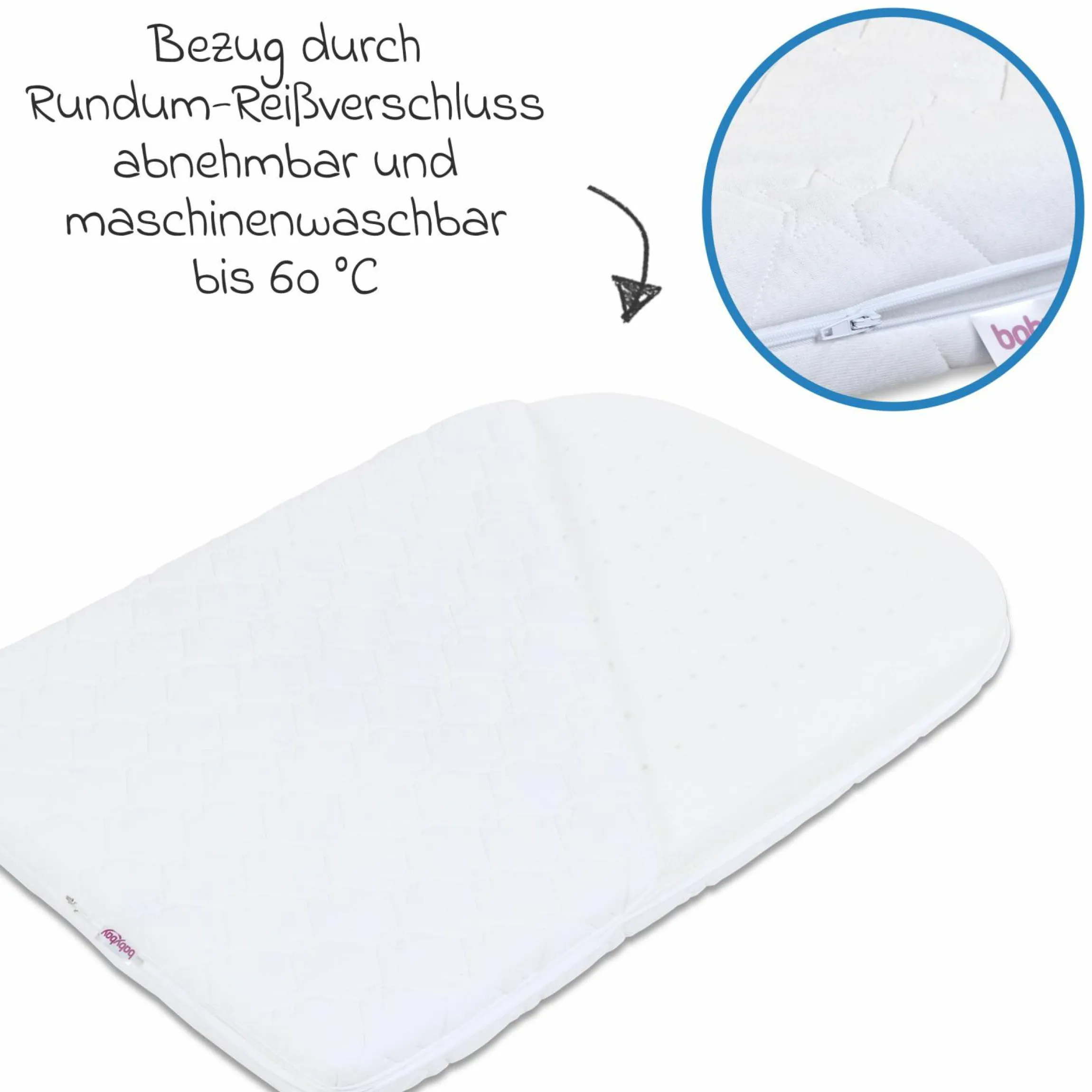 Matratze Klima extraluftig für Maxi, Boxspring, Comfort Plus Kinderbettumbausatz - Weiß - Kollektion 2024