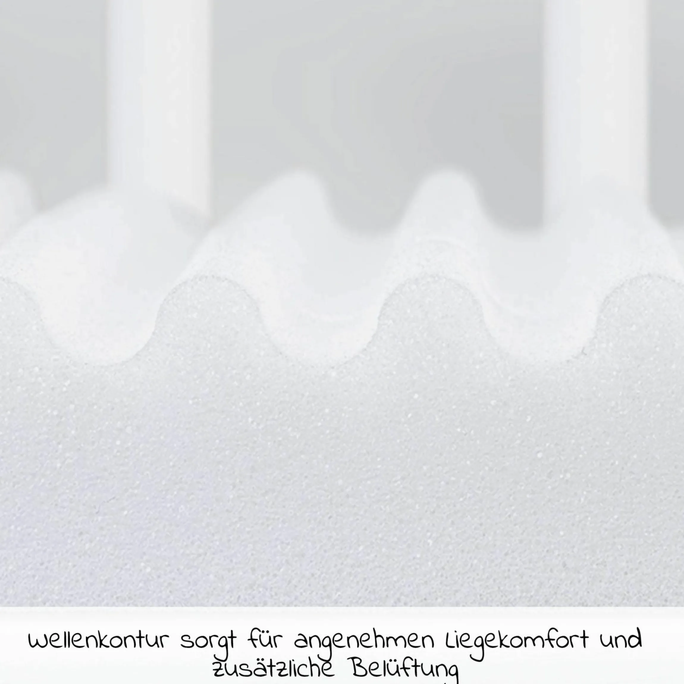 Matratze Klima Wave für Beistellbett Maxi, Boxspring, Comfort Plus - Weiß - Kollektion 2024