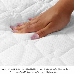 Matratze Klima Wave für Beistellbett Maxi, Boxspring, Comfort Plus - Weiß - Kollektion 2024
