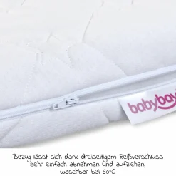 Matratze Klima Wave für Beistellbett Original - Weiß - Kollektion 2024